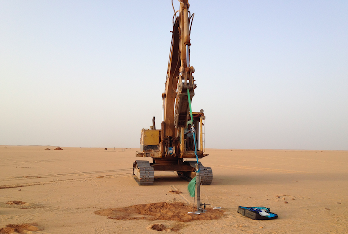 Estudio Rammming/ Pull Test para una planta solar fotovoltaica en Benban, Markaz Deraw, Asuán, Egipto.